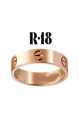 X-Lady Accessories Düz Yüzük Rose Renk 18  Numara Çok Renkli