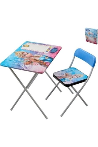 Masa Ders Çalışma Masası Sandalye Snow Star Çalışma Masası