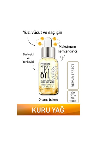 Procsin Maksimum Nemlendirici Çok Amaçlı Kuru Bakım Yağı 20 ML