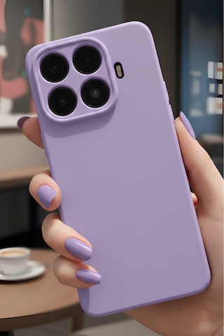 Xiaomi Mi 15t Pro İçin Uyumlu Içi Kadife Kamera Korumalı Silikon A Kalite Lansman Kapak