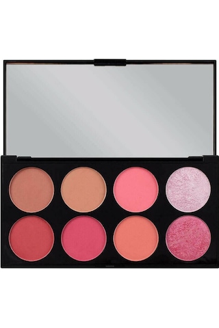 Revolution Ultra Sugar and Spice 8'li Mat Ve Işıltılı Allık Palet