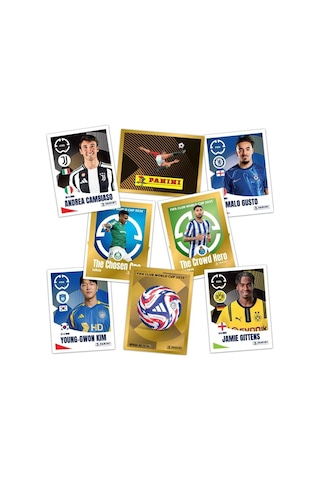 Toyika Panini Club World Cup 25 Lisanslı Orijinal Trading Kartları Cards Koleksiyonluk 6lı X 20 Paket