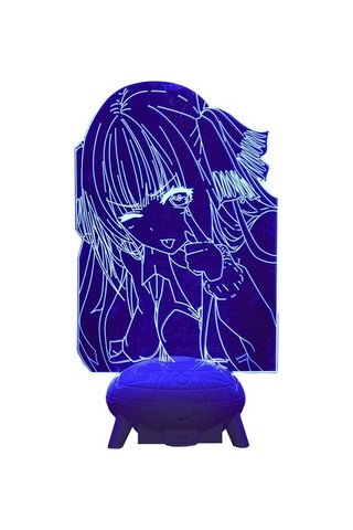 Wealthglow 3d Gece Işığı İllüzyon Çizgi Filmler Anime Özetin Özü Qonagf Siyah