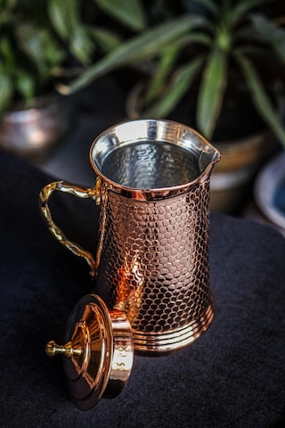 Antepsepeti Bakır Zımbalı Sürahi