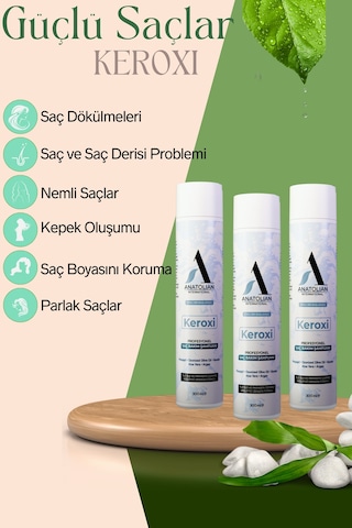 Anatolian International Keroxi Profesyonel Saç Bakım Onarım Besleyici Şampuan 300 ML