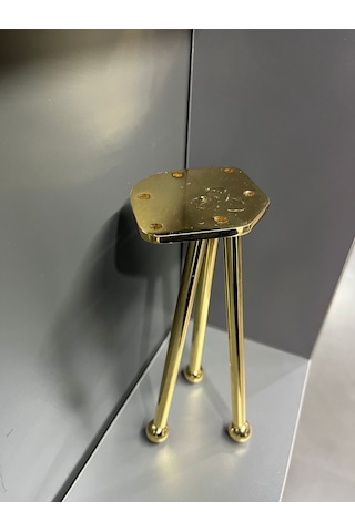 Biga Metal Ayak 16cm Altın Koltuk Komidin Modern Tv Ünite Mobilya Dolap Gold Puf Vestiyer Kitaplık
