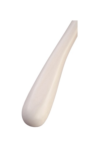 10'lu 40 CM İnce Ceket Üst Grup Askısı - Ahşap Beyaz