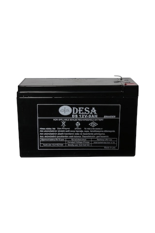 Tse Belgeli Desa 12v 9ah - 12v 9a Bakımsız Kuru Akü