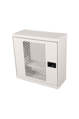 Alfafonet Wifi Box 280 Duvar Tipi Modem Ve Wifi Kutusu 280x120x280 Mm Mat Beyaz Perfore Metal Kapak Montajlı