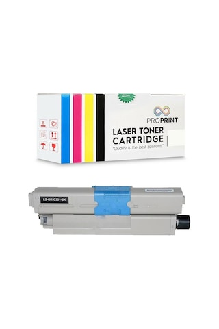 46508736 | Oki C332Dn Siyah Uyumlu Toner 3.500 Sayfa