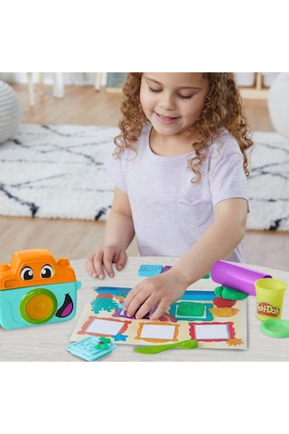 Play-doh Photo Fun Oyuncak Kamera Oyun Hamuru Seti Sarı