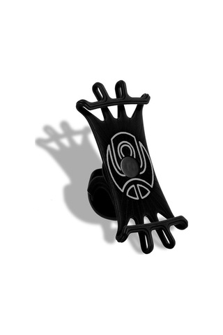 Ebitda Silikon Bisiklet Telefon Tutucu Standı - Siyah, Uzunluğu Ayarlanabilir, Bisiklet, Scooter İçin Altın