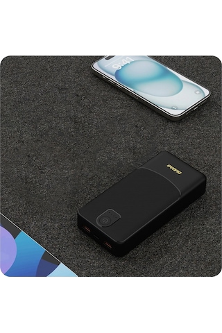 Powerbank Dudao K10pro 2.4a 20000mah 2 X Usb-a - Siyah 4741 Altın - Dore