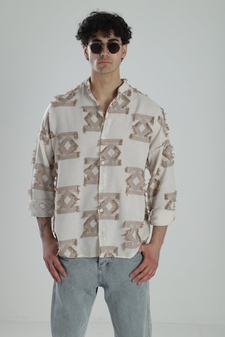 Cocopelli Kahve Desenli Vintage Pu Sku Llu Go Mlek Coc2159 Kahverengi