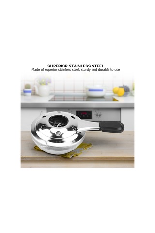 Yaozixa Taşınabilir Paslanmaz Çelik Alkol Ofeni - Taşınabilir Tasarım, Isıya Dayanıklı Kollu, Tehlike Önleyici Kapağı, Çabuk Temizlenir, Doğal Ve Evcil Kullanıma Uygun Diğer