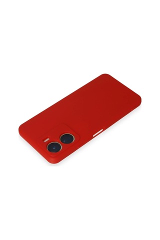 Uryport Vivo Y16 Kılıf First Silikon - Kırmızı