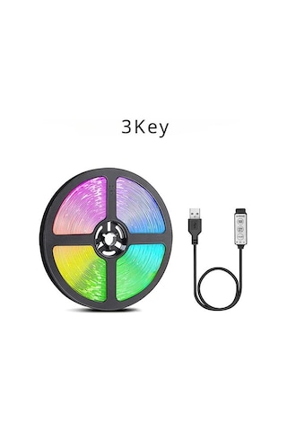 Jms Kualool App Kontrollü Ve 44key Uzaktan Kumandalı 5050rgb Led Işık Çubuğu, Müzik İle Renk Değişimi, Led Aydınlatmalar 54361204