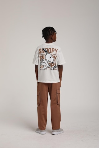 Jack Lions Erkek Çocuk Snoopy Baskılı Tshirt Beyaz