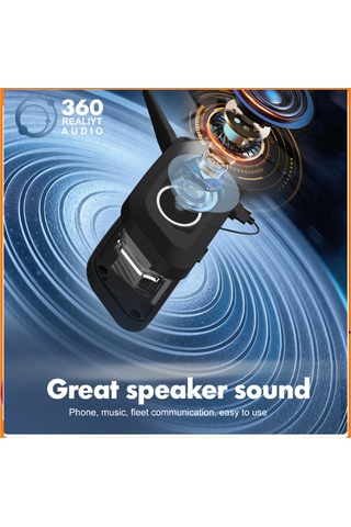 V6 Plus Motorsiklet Kaskı İntercom Su Geçirmez 1200 M