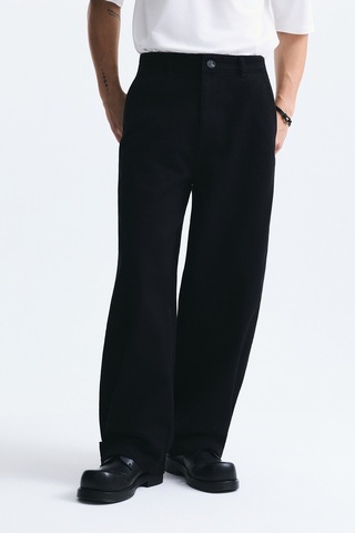 Vamos Relaxed Fit Pantolon Siyah