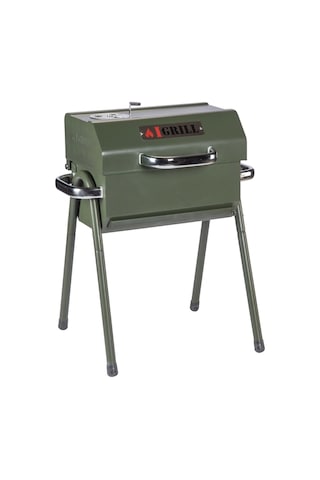 Igrıll Barbekü Cube 402 Mm Kömürlü Mangal Yeşil