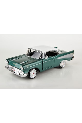 Motormax 1957 Chevrolet Belair 1 24 Ölçek Diecast Model Araba