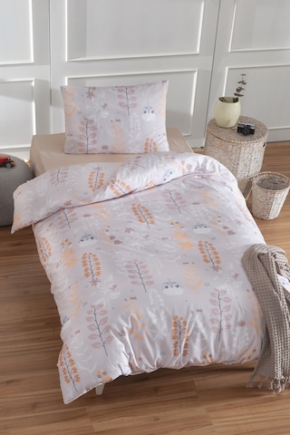Eponj Home Tek Kişilik Pamuklu Nevresim Takımı 3 Parça Cikcik Desen Bej / Yumuşak Dokulu Bej