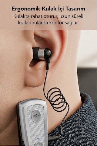 Lkb-38 Bluetooth Kulaklık V5.4, Geri Çekilebilir Makaralı, 1440 Saat Bekleme, Hd Ses, Gürültü Engelleme