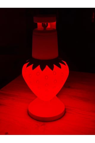 Frulamp Çilek Temalı Abajur Gece Lambası Masa Tipi