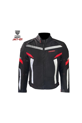 Prosev Jkt01 - 4 Mevsim Mont Kırmızı/siyah