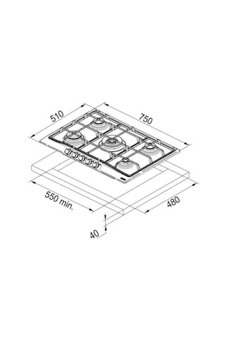 Franke FCH 755 4G TC MB C Ocak
