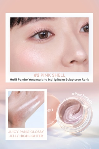Missha A'pieu Juicy Pang Glossy Jelly Highlighter 2 Pink Shell