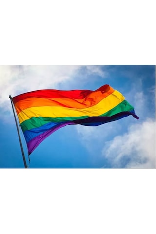 Rainbow Gökkuşağı Bayrağı Unisex Bayrak 70 x 105 CM