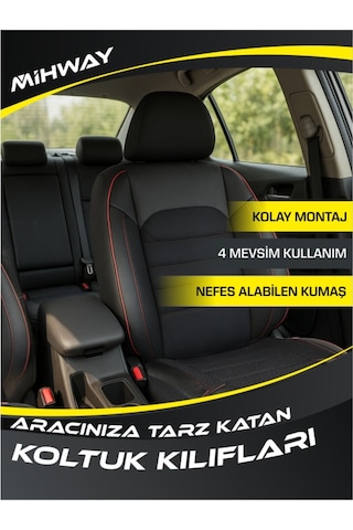 Orqide Sumix Kırmızı Serisi Saab 9000 Oto Kılıfı