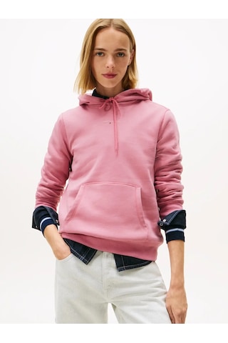 Tommy Hilfiger Tjw Reg Lınear Hoodı, Thc Pembe Kadın Hoodie