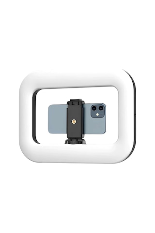 Phn-20w Rgb Led Video Işığı Sabitleyici Stabilizatörlü Vlog Rig Telefon Işık Seti