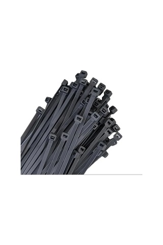 Siyah Cırt Kelepçe, 2.5x150 Mm Boyutunda, 100 Lü Paket