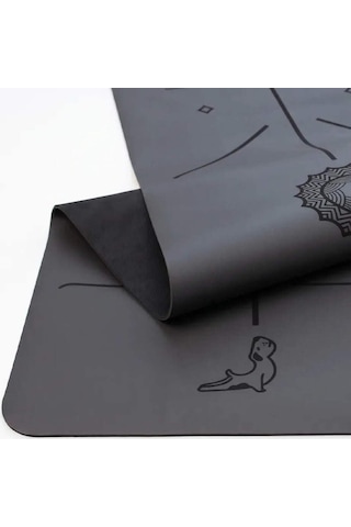 Focus Serisi Gri 4.1 Mm Doğal Kauçuk Kaydırmaz Yoga Matı Diğer