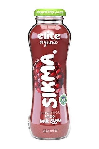 Elite %100 Organik Nar Suyu 200 ML