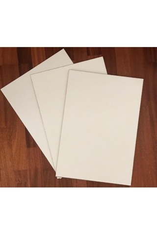 Mobilreyon 20 Adet Beyaz Duralit Mdf, Tek Tarafı Beyaz Boyalı, 3 Mm Kalınlık, A4 Ebatında