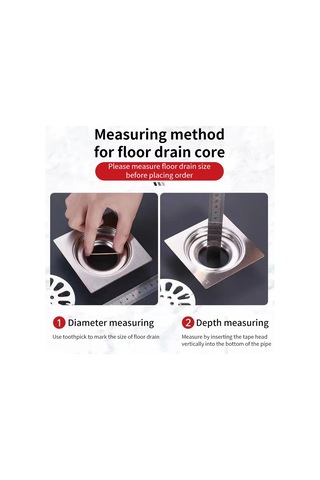 Qingmipy 304 Paslanmaz Çelik Kanal Tıkanıklık Önleyici, Saç Ve Artık Tutucu, Banyo/mutfak Filtresi, 4 Farklı Boyut Seti Diğer