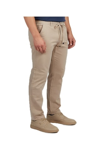 Twister Jeans Twister Crespo 680 Bej Rahat Kesim Normal Bel Dar Paça Erkek Kanvas Pantolon