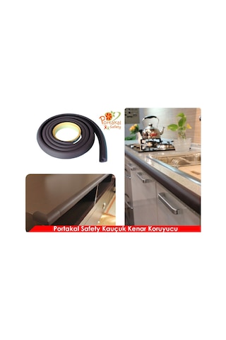 Kauçuk Kenar Koruyucu Kahverengi