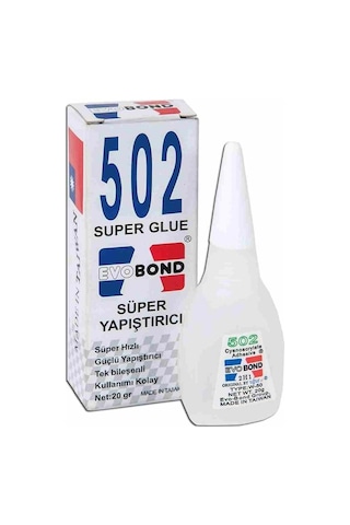 Evobond 502 Süper Hızlı Japon Yapıştırıcı 20 G
