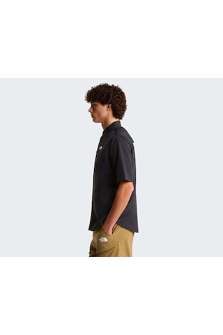 The North Face M Sequoia Short Sleeve Shirt Erkek Outdoor Kısa Kollu Gömlek Nf0a8fu6jk31siyah Siyah