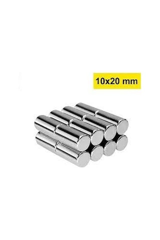 Neodyum Mıknatıs 10x20 Mm 5 Adet