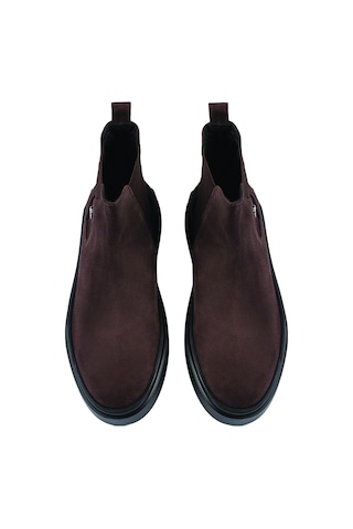 A Ca008 Camoscio T.moro Bot Erkek Lu68405 Paciotti Men Shoe Kahve