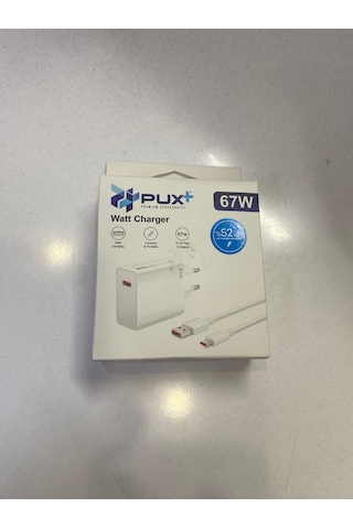 Pux Type-c 67 Watt Turbo Hızlı Şarj Aleti 67 W
