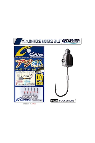 Owner Cultiva 11779 Jh-84 Horse Mackerel Bullet Jighead 2.3 Gr