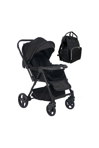 Joell Trendy Çift Yönlü Bebek Arabası & Çanta - 2'li Set